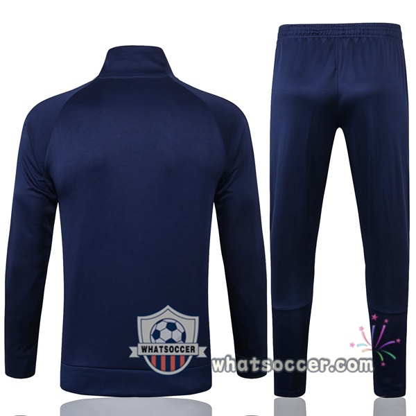 Real Madrid Blue Royal Training Jacket 2020-2021