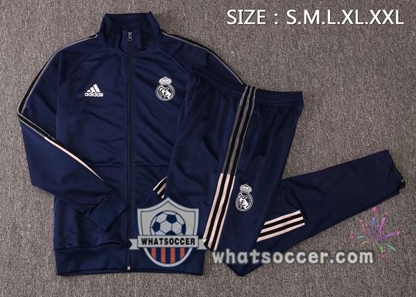 Real Madrid Blue Royal Training Jacket 2020-2021