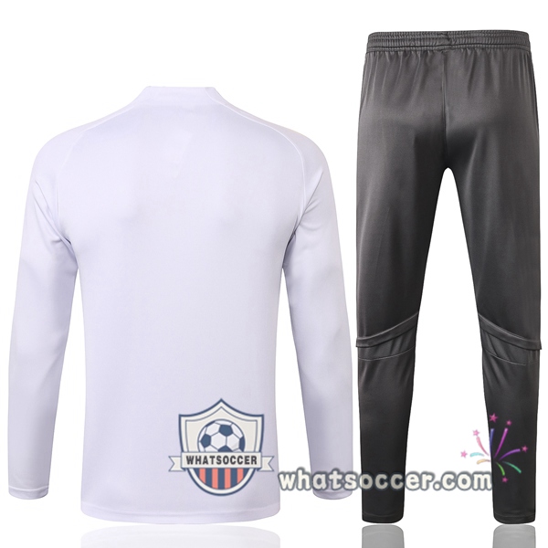 Real Madrid White Training Jacket 2020-2021