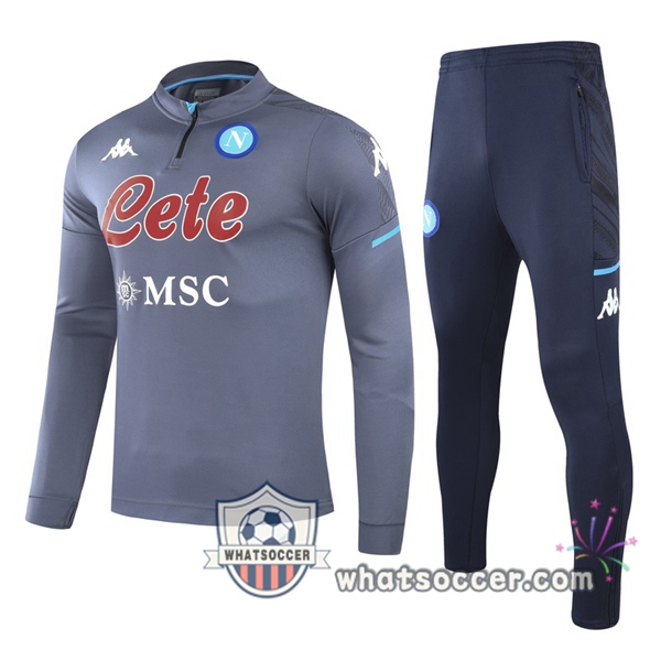 SSC Napoli Gray Tracksuit 2020-2021