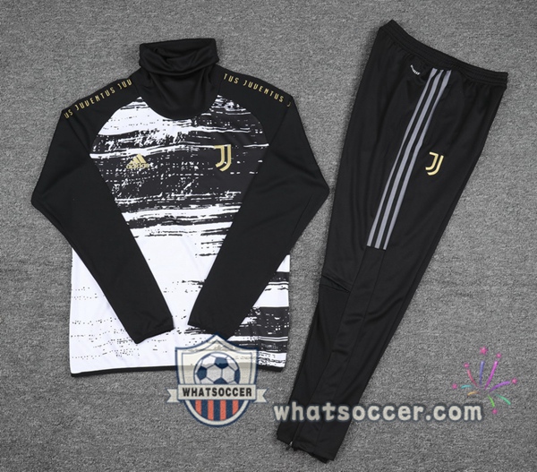 Juventus Black White Tracksuit 2020-2021