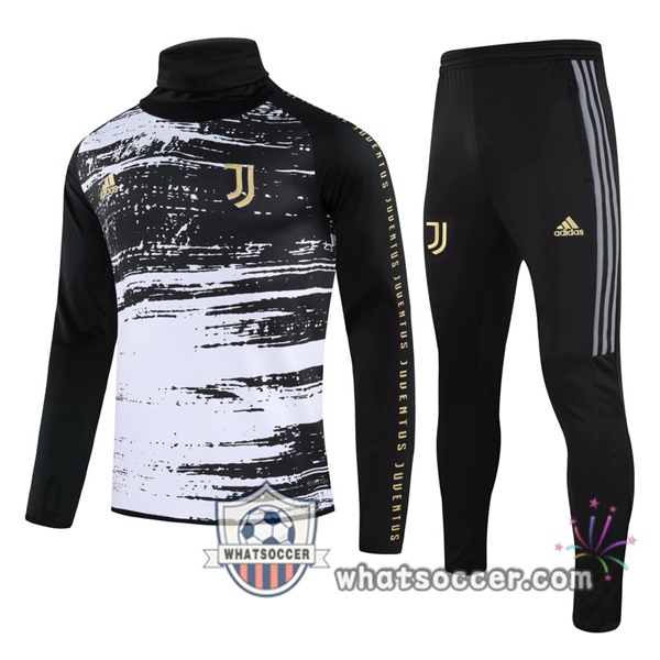 Juventus Black White Tracksuit 2020-2021