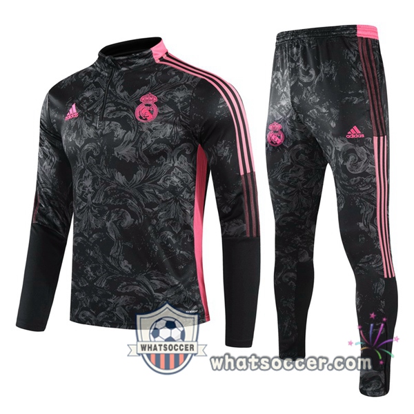 Real Madrid Black Tracksuit 2020-2021