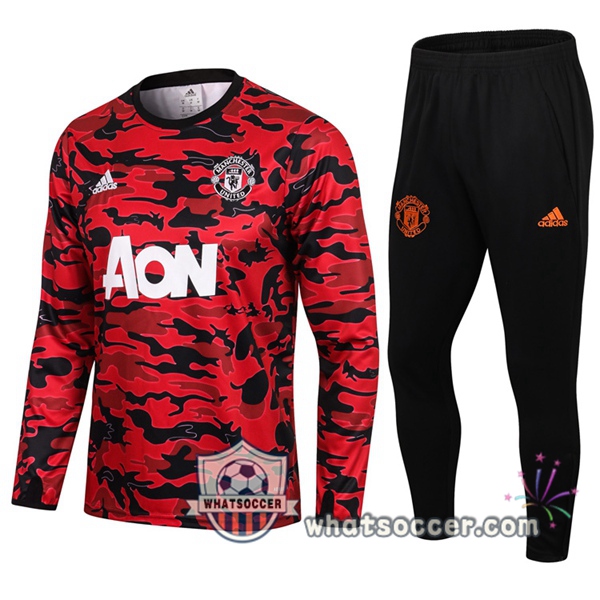 Manchester United Red Tracksuit 2020-2021