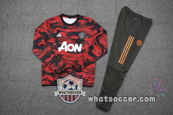 Manchester United Red Tracksuit 2020-2021