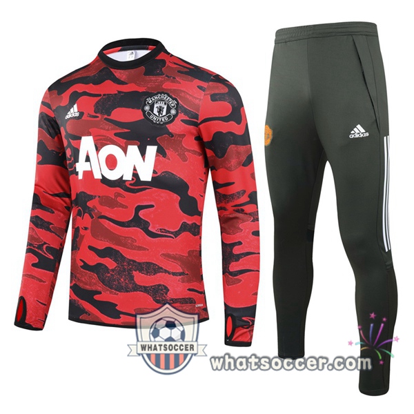 Manchester United Red Tracksuit 2020-2021