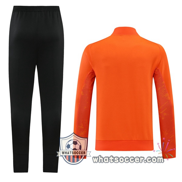 Real Madrid Orange Training Jacket 2020-2021