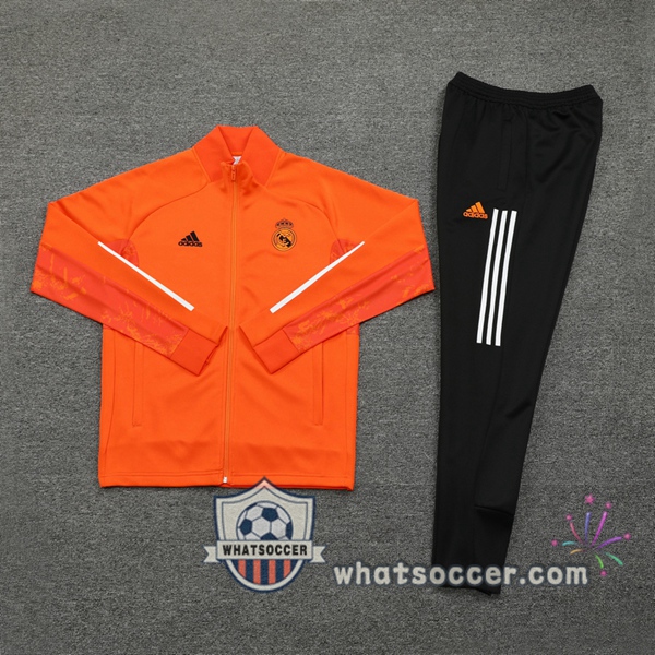 Real Madrid Orange Training Jacket 2020-2021