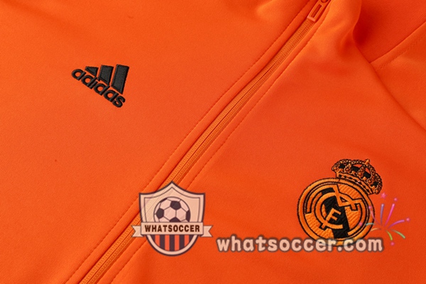 Real Madrid Orange Training Jacket 2020-2021