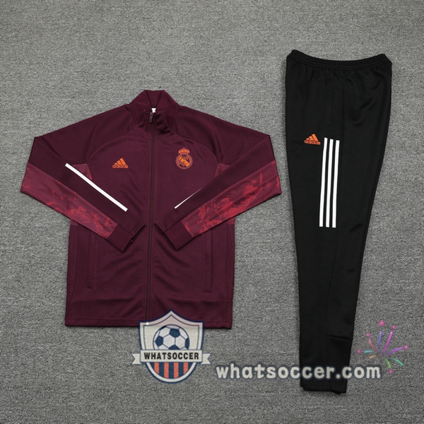 Real Madrid Red Training Jacket 2020-2021
