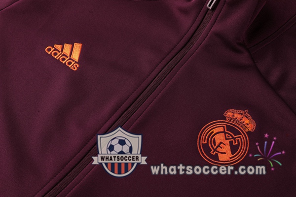 Real Madrid Red Training Jacket 2020-2021