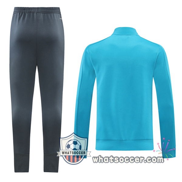 Real Madrid Blue Training Jacket 2020-2021