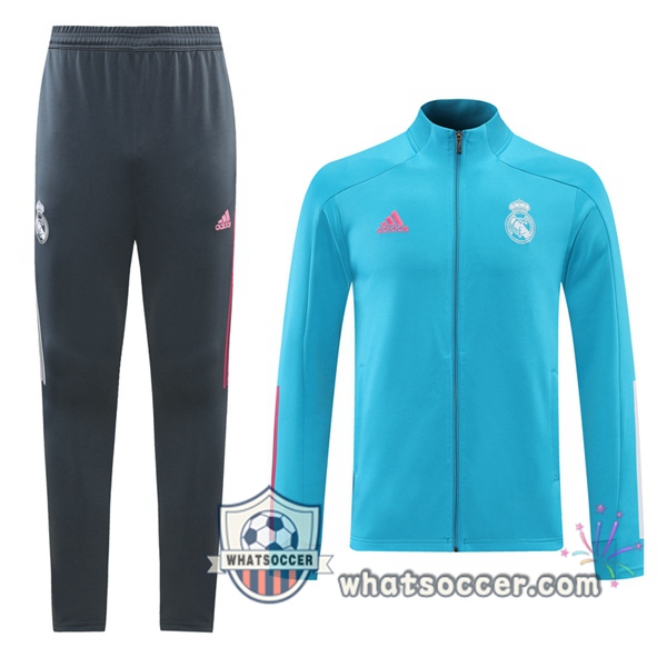 Real Madrid Blue Training Jacket 2020-2021