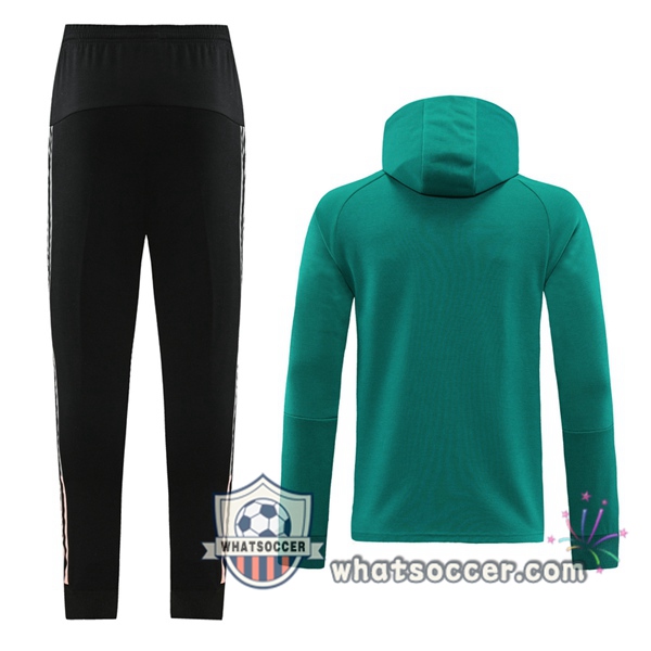 Arsenal Green Hooded Jacket 2020-2021