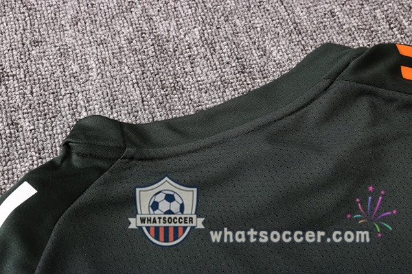 Manchester United + Pants Green Training T-Shirt Suit 2020-2021