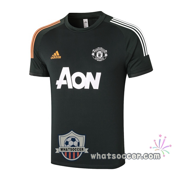 Manchester United Green Training T-Shirts 2020-2021