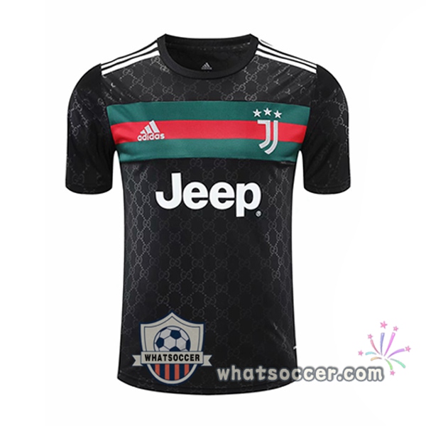Juventus Black Training T-Shirts 2020-2021