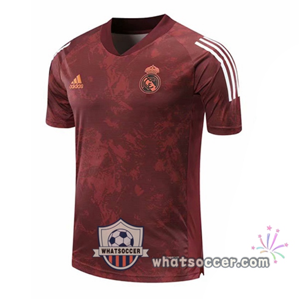 Real Madrid Red Training T-Shirts 2020-2021