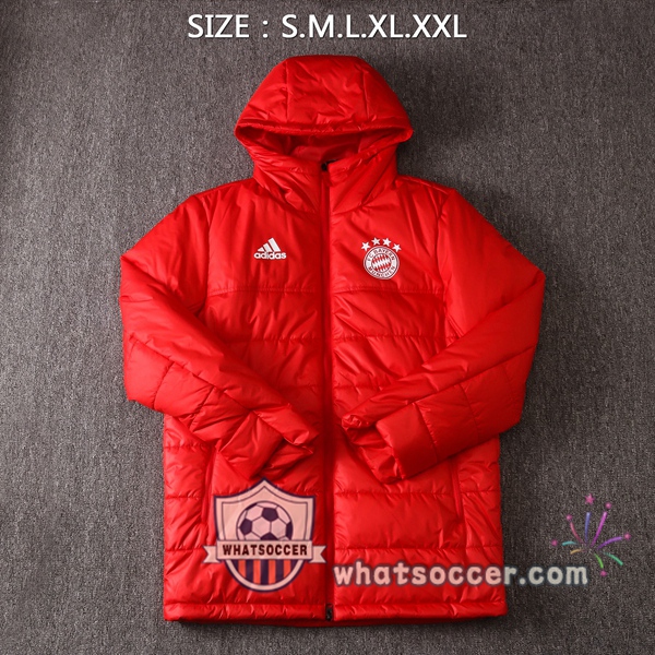 Bayern Munich Red Soccer Down Jacket + Pants 2020-2021