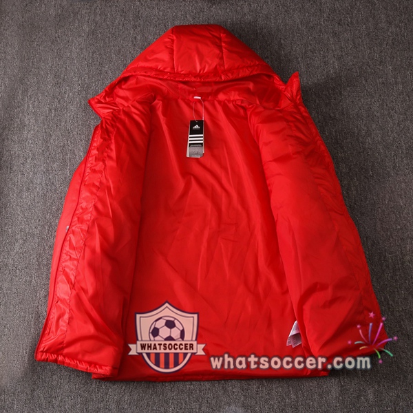 Real Madrid Red Soccer Down Jacket + Pants 2020-2021
