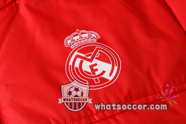 Real Madrid Red Soccer Down Jacket + Pants 2020-2021