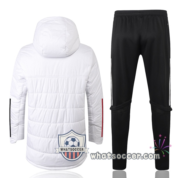 Sao Paulo FC White Soccer Down Jacket + Pants 2020-2021