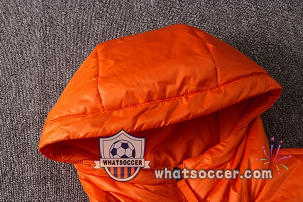 Manchester United Orange Soccer Down Jacket + Pants 2020-2021
