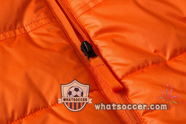 Manchester United Orange Soccer Down Jacket + Pants 2020-2021