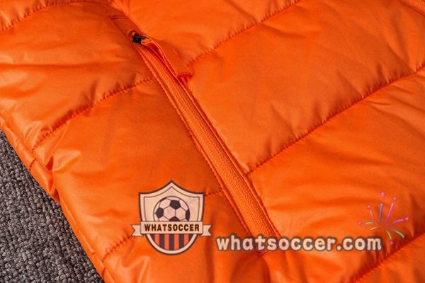 Manchester United Orange Soccer Down Jacket + Pants 2020-2021