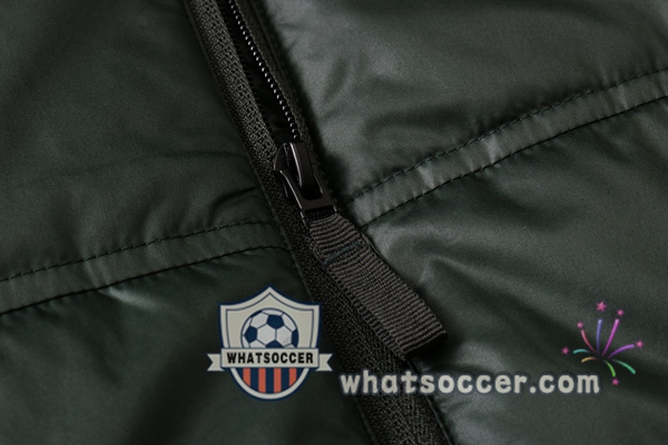 Manchester United Green Soccer Down Jacket + Pants 2020-2021
