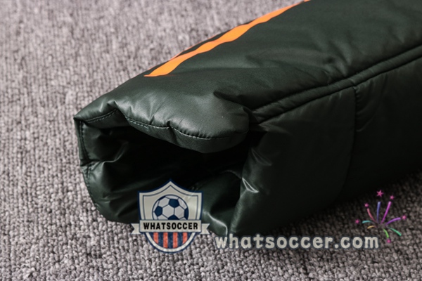Manchester United Green Soccer Down Jacket + Pants 2020-2021