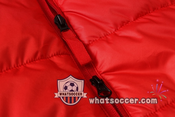 Sao Paulo FC Red Soccer Down Jacket + Pants 2020-2021