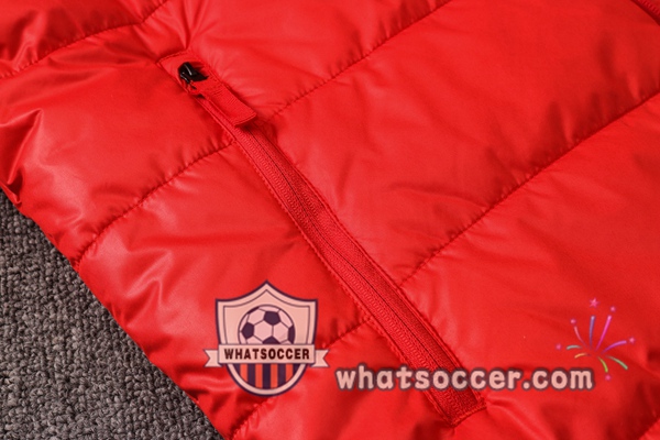 Sao Paulo FC Red Soccer Down Jacket + Pants 2020-2021