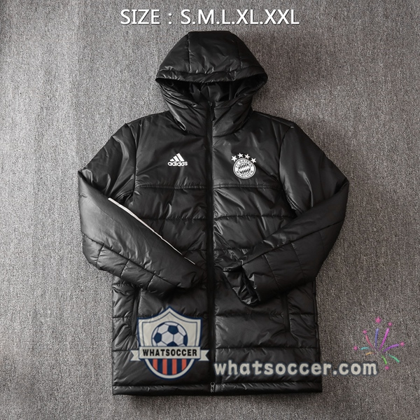 Bayern Munich Black Soccer Down Jacket + Pants 2020-2021