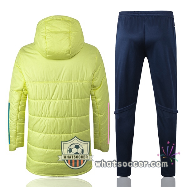 Arsenal Yellow Soccer Down Jacket + Pants 2020-2021