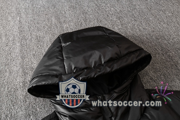Argentina Black Soccer Down Jacket + Pants 2020-2021