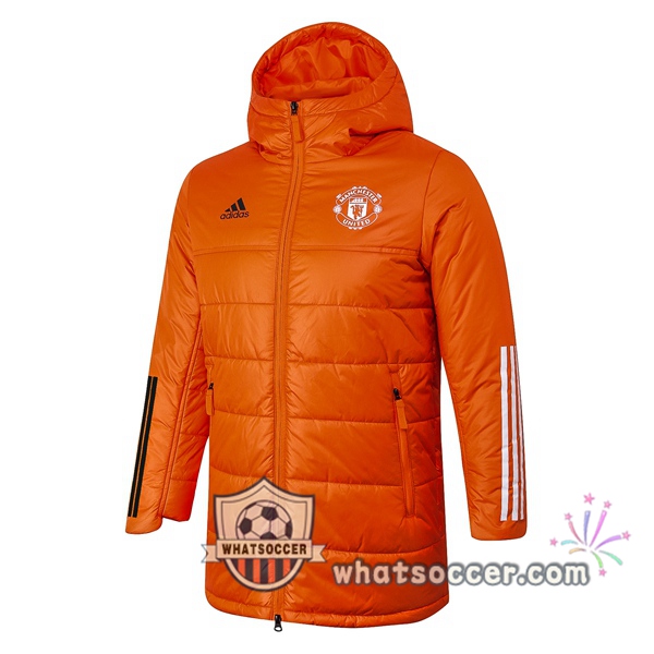 Manchester United Orange Soccer Down Jacket 2020-2021