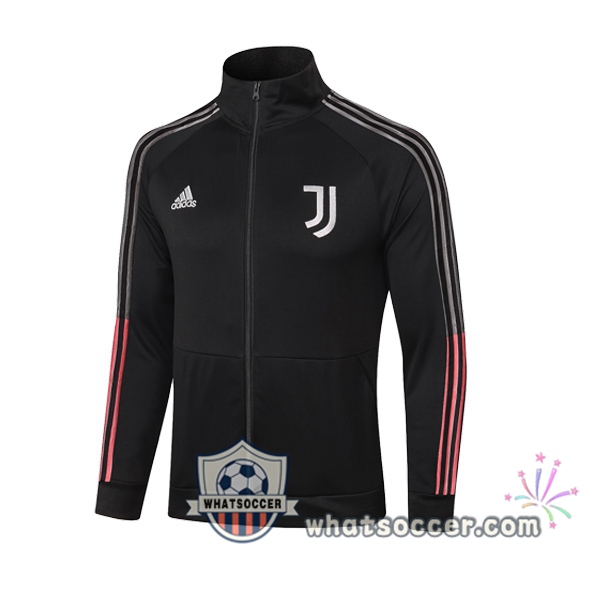 Juventus Black Soccer Jacket 2020-2021
