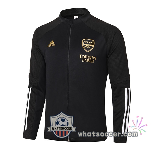 Arsenal Black Soccer Jacket 2020-2021