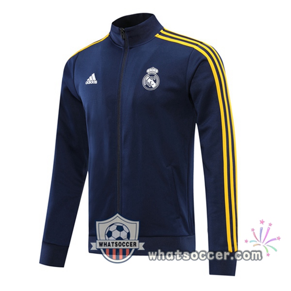 Real Madrid Blue Royal Soccer Jacket 2020-2021