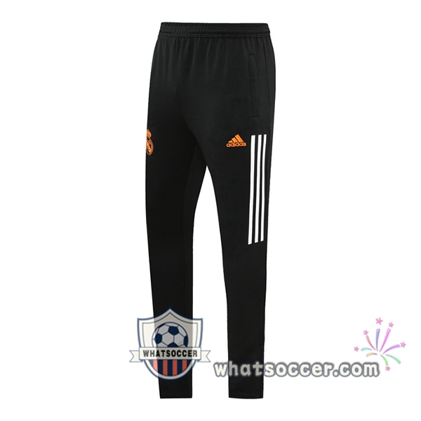 Real Madrid Black Soccer Pants 2020-2021