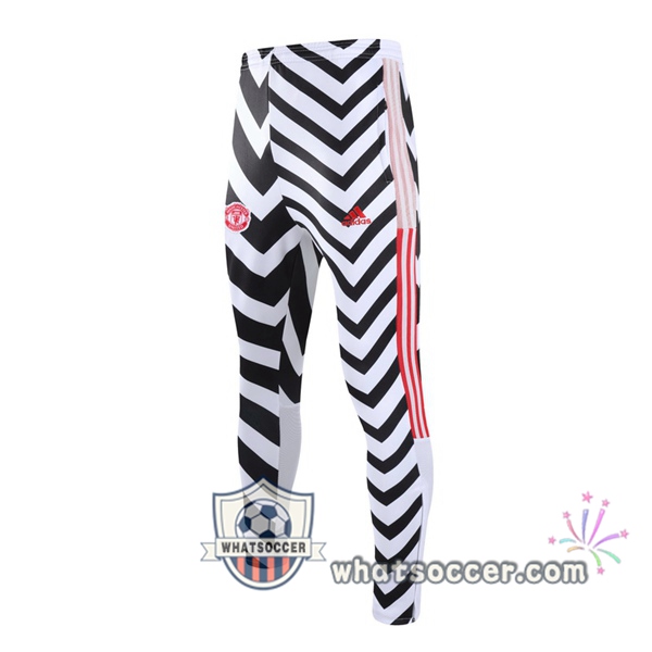 Manchester United Black White Soccer Pants 2020-2021