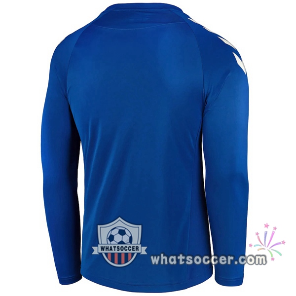Everton Home Soccer Jerseys Long Sleeve Blue 2020-2021