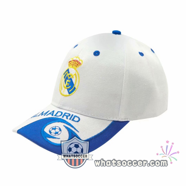 Real Madrid White Soccer Cap 2020-2021
