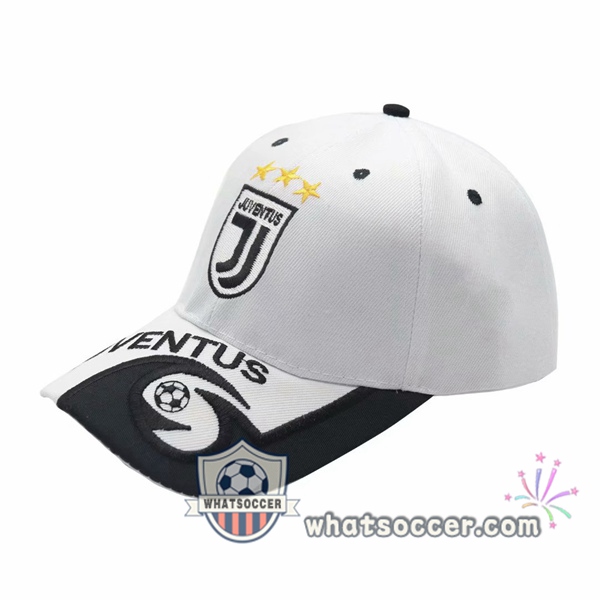 Juventus White Soccer Cap 2020-2021