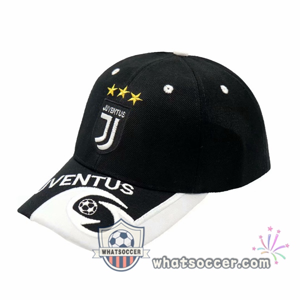 Juventus Black Soccer Cap 2020-2021