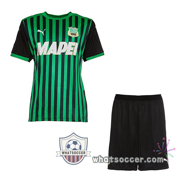 US Sassuolo Kids Home Soccer Jerseys 2020-2021