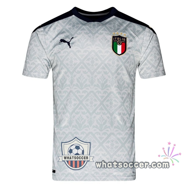 Italy Goalkeeper Soccer Jerseys White 2020-2021