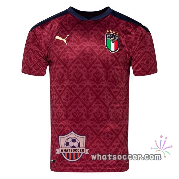 Italy Goalkeeper Soccer Jerseys Red 2020-2021