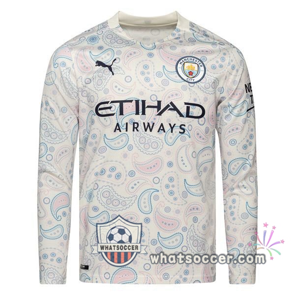 Manchester City Third Soccer Jerseys Long Sleeve 2020-2021